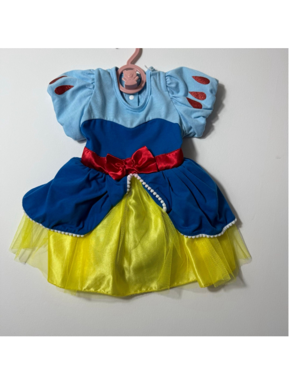 Baby Unbranded Superhero Costume Blue Yellow Snow White One Size